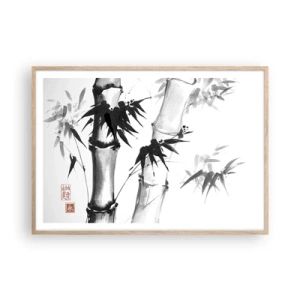 Póster en marco roble claro - Primer plano de Oriente - 100x70 cm