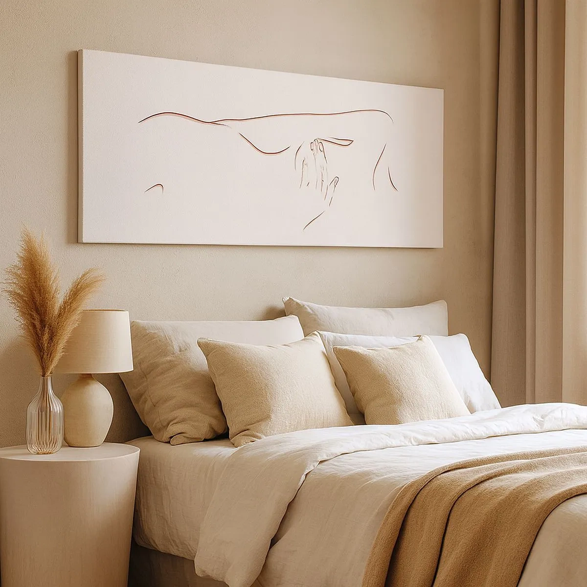 Cuadro sobre lienzo - Impresión de Imagen - La forma del deseo - 100x40 cm