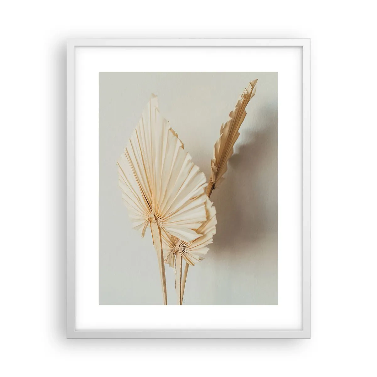 Póster en marco blanco - Armonía y consuelo - 40x50 cm