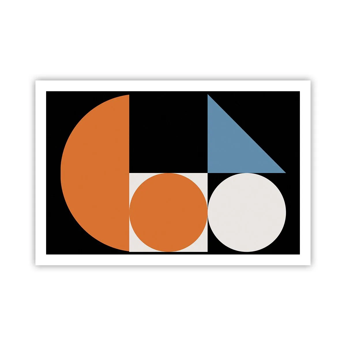 Póster - Diseño con figuras - 91x61 cm