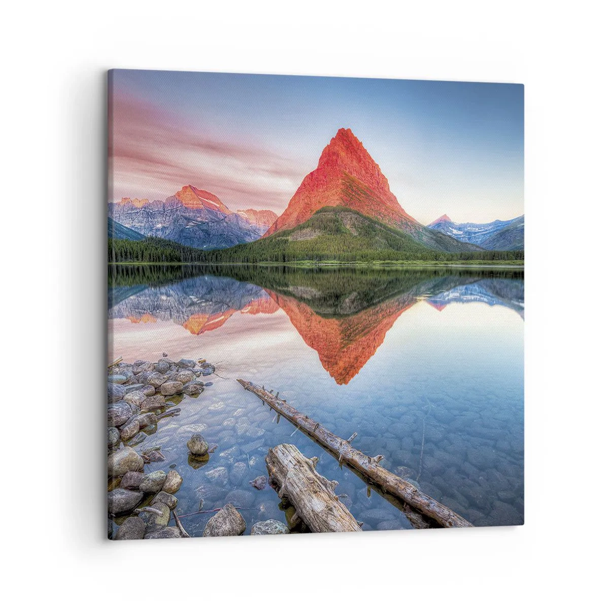 Cuadro sobre lienzo - Impresión de Imagen - Cálido y frío - 50x50 cm