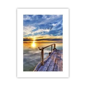 Póster - El viento se va a descansar - 30x40 cm