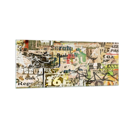 Cuadro sobre vidrio - Impresiones sobre Vidrio - Oh, está sucediendo... - 100x40 cm