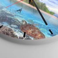 Esfera sin numeración, con rayas