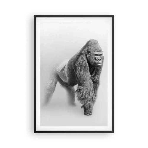 Póster en marco negro - Confiando en su fuerza - 61x91 cm