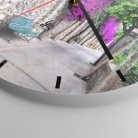 Esfera sin numeración, con rayas