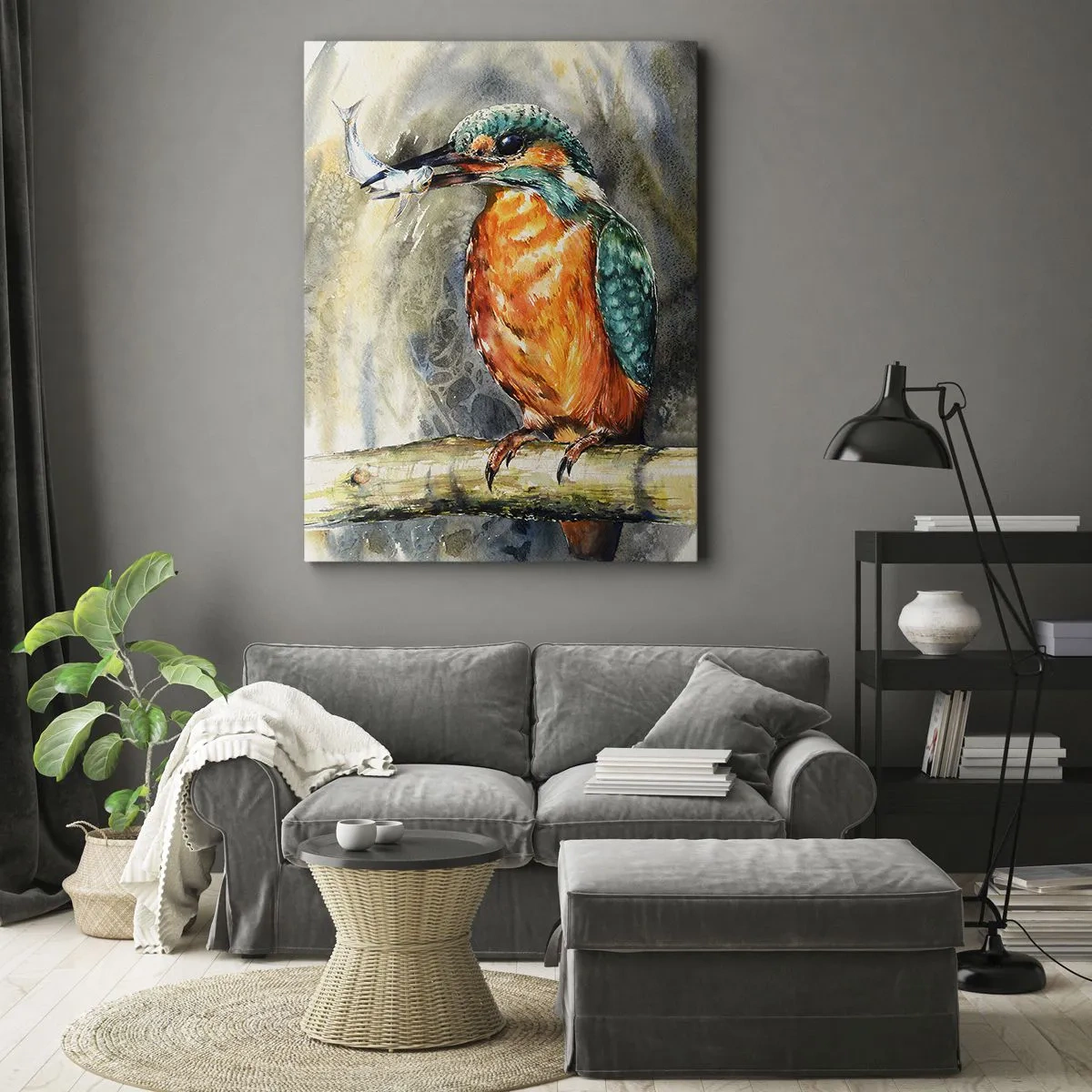 Cuadro sobre lienzo - Impresión de Imagen - La ley de la naturaleza - 55x100 cm