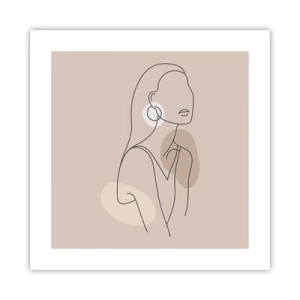 Póster - Un icono de la inocencia - 40x40 cm