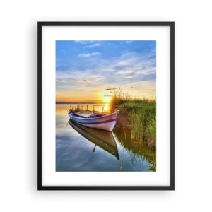 Póster en marco negro - Sueños cumplidos - 40x50 cm