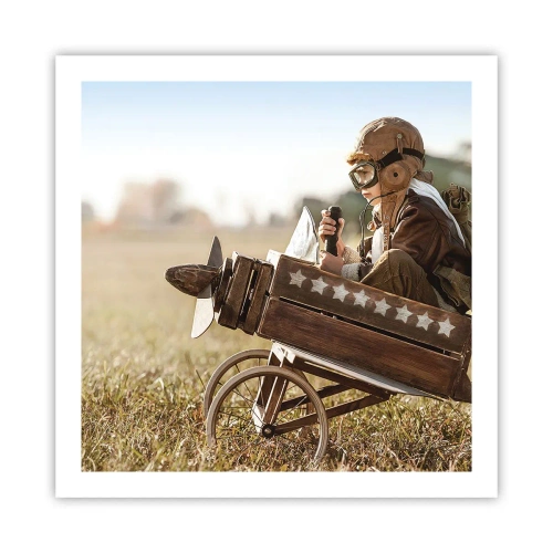 Póster - Despegue hacia un sueño - 60x60 cm