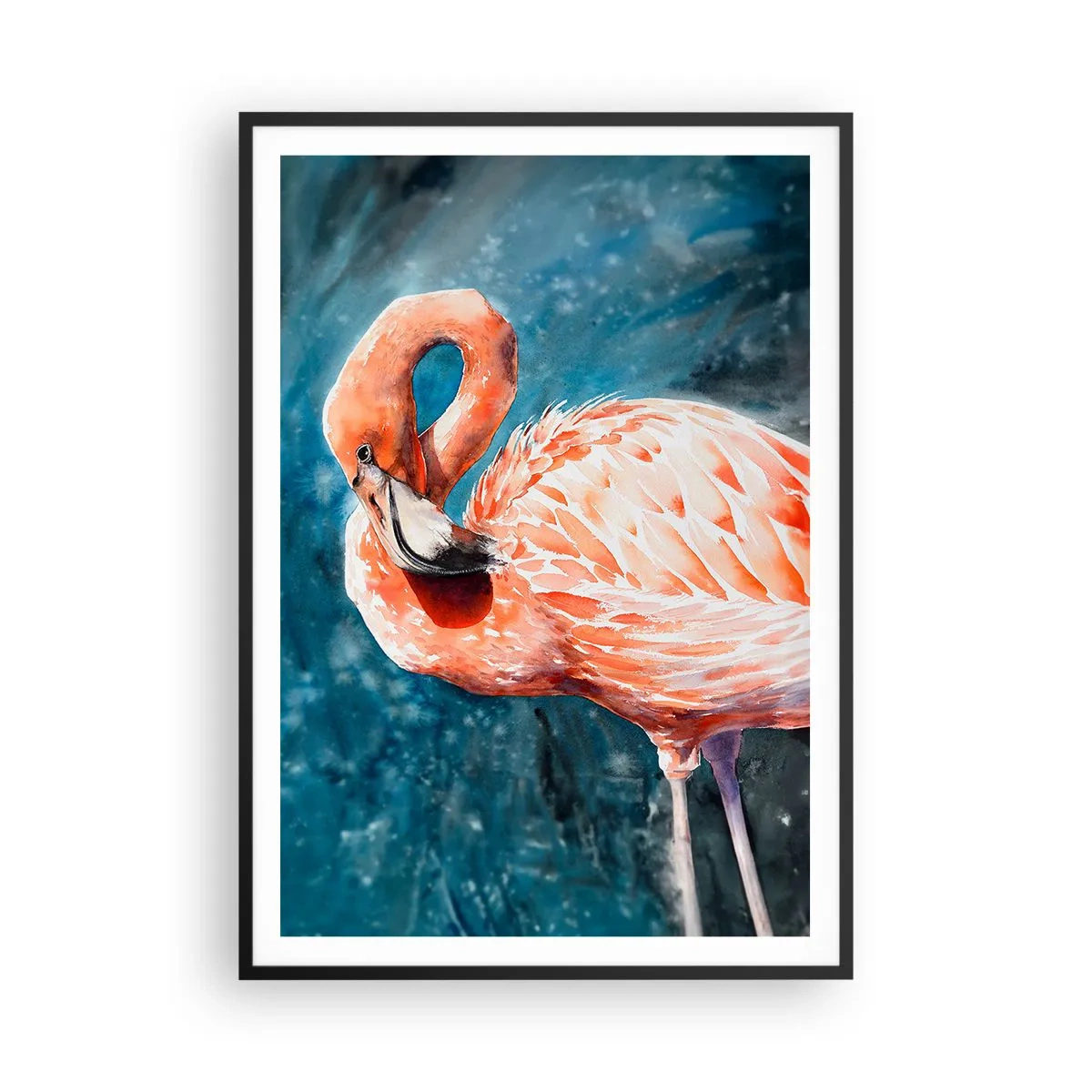 Póster en marco negro - Decorativo por naturaleza - 70x100 cm