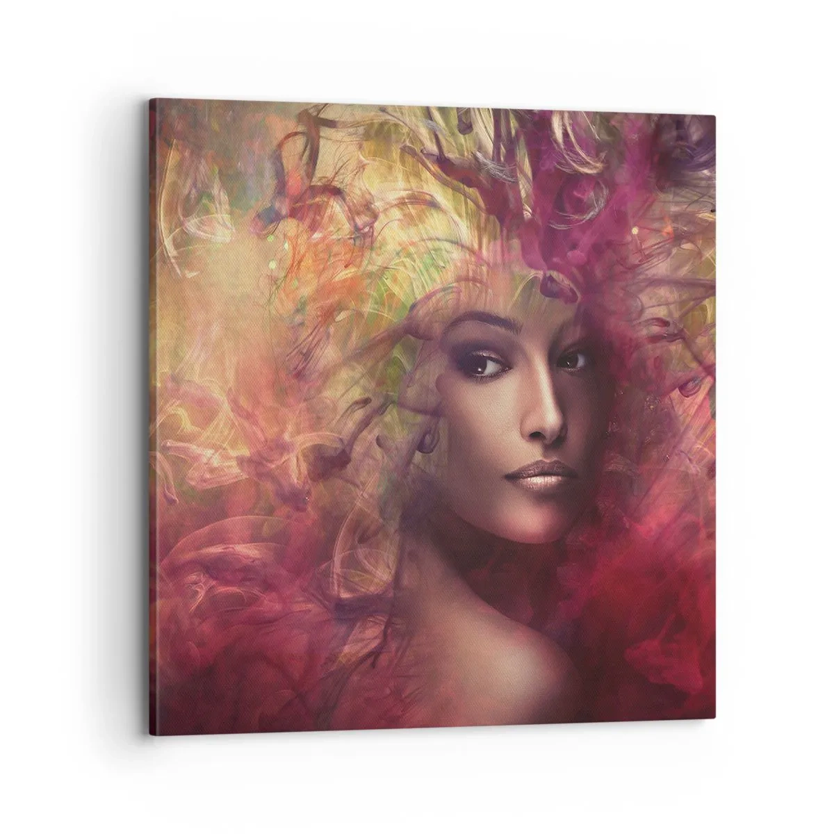 Cuadro sobre lienzo - Impresión de Imagen - ¡Aquí estoy! - 70x70 cm