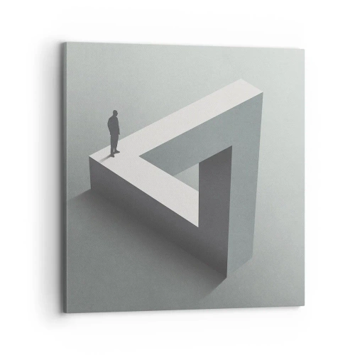Cuadro sobre lienzo - Impresión de Imagen - Y, sin embargo, es posible - 70x70 cm