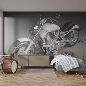 Fotomural Autadhesivo Deluxe Sticker - Solo puedes arrodillarte - Automotor, Moto, Viajes - 350x256 cm