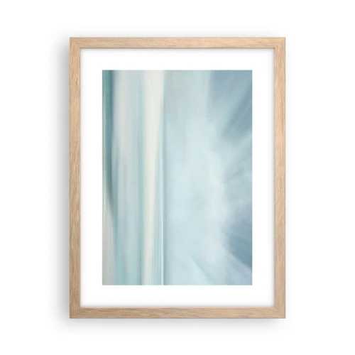 Póster en marco roble claro - Paz hasta el horizonte - 30x40 cm