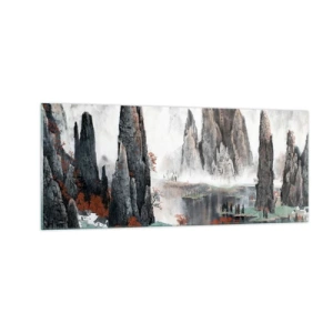 Cuadro sobre vidrio - Impresiones sobre Vidrio - Poderosos guardianes - 100x40 cm