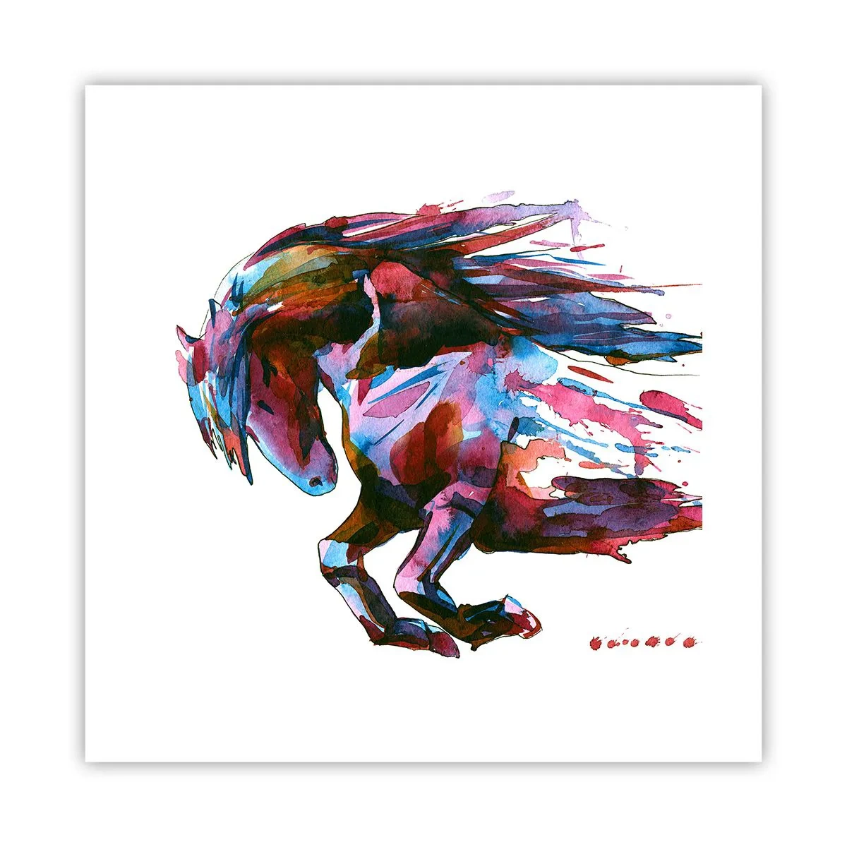 Póster - En éxtasis - 40x40 cm