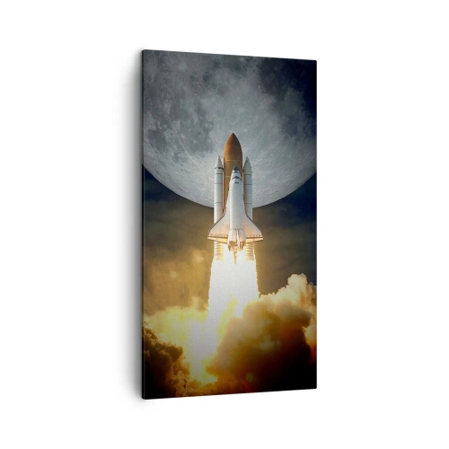 Cuadro sobre lienzo - Impresión de Imagen - El comienzo de una aventura sobrenatural - 45x80 cm