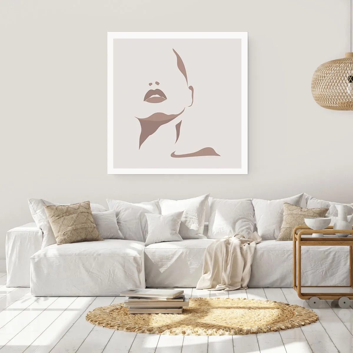 Póster - Creación a partir de la luz y la sombra - 60x60 cm