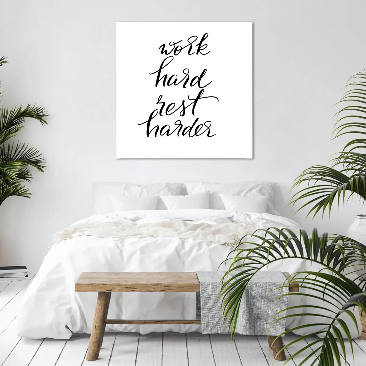 Cuadro sobre lienzo - Impresión de Imagen - Balance de vida - 70x70 cm