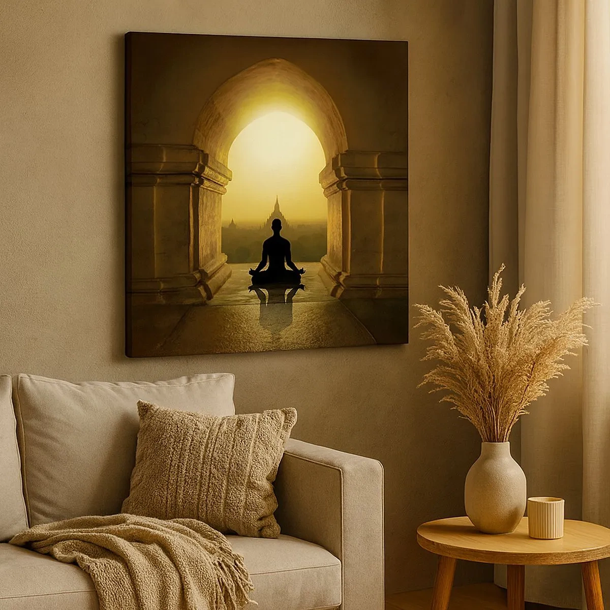 Cuadro sobre lienzo - Impresión de Imagen - Armonía total - 30x30 cm