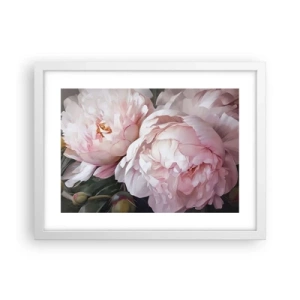 Póster en marco blanco - En flor - 40x30 cm