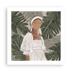 Póster - Retrato exótico - 50x50 cm