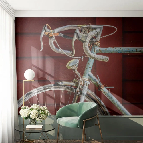 Fotomural Premium Canvas - Creada para las victorias - Bicicleta, Retro, Ciclismo - 150x105 cm