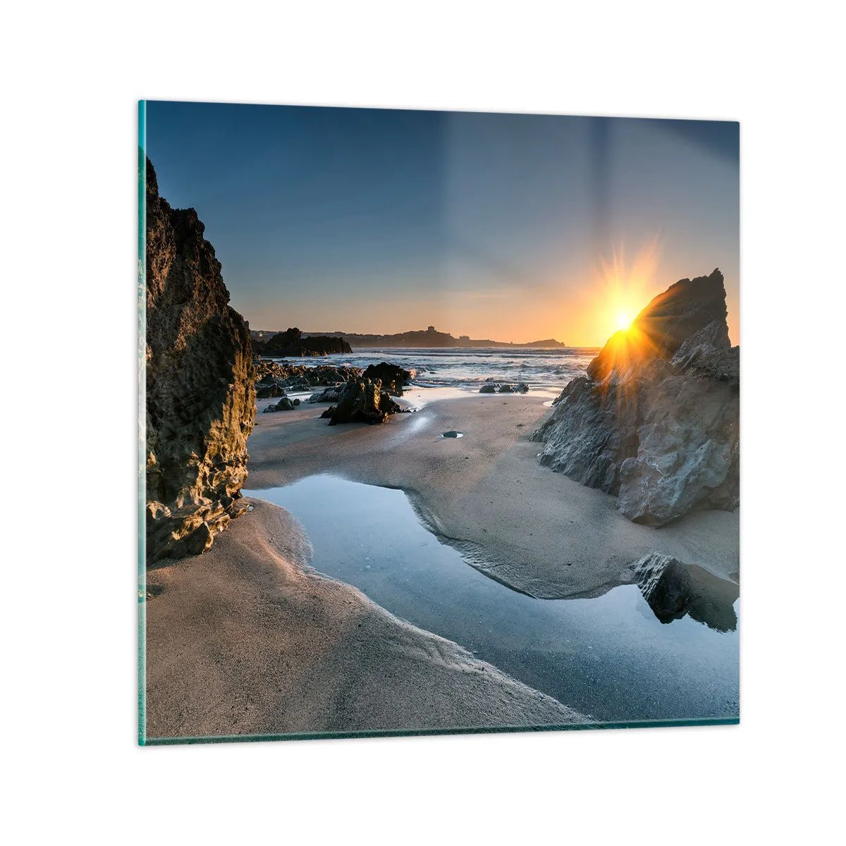 Cuadro sobre vidrio - Impresiones sobre Vidrio - Sin tocar por la mano del hombre - 70x70 cm