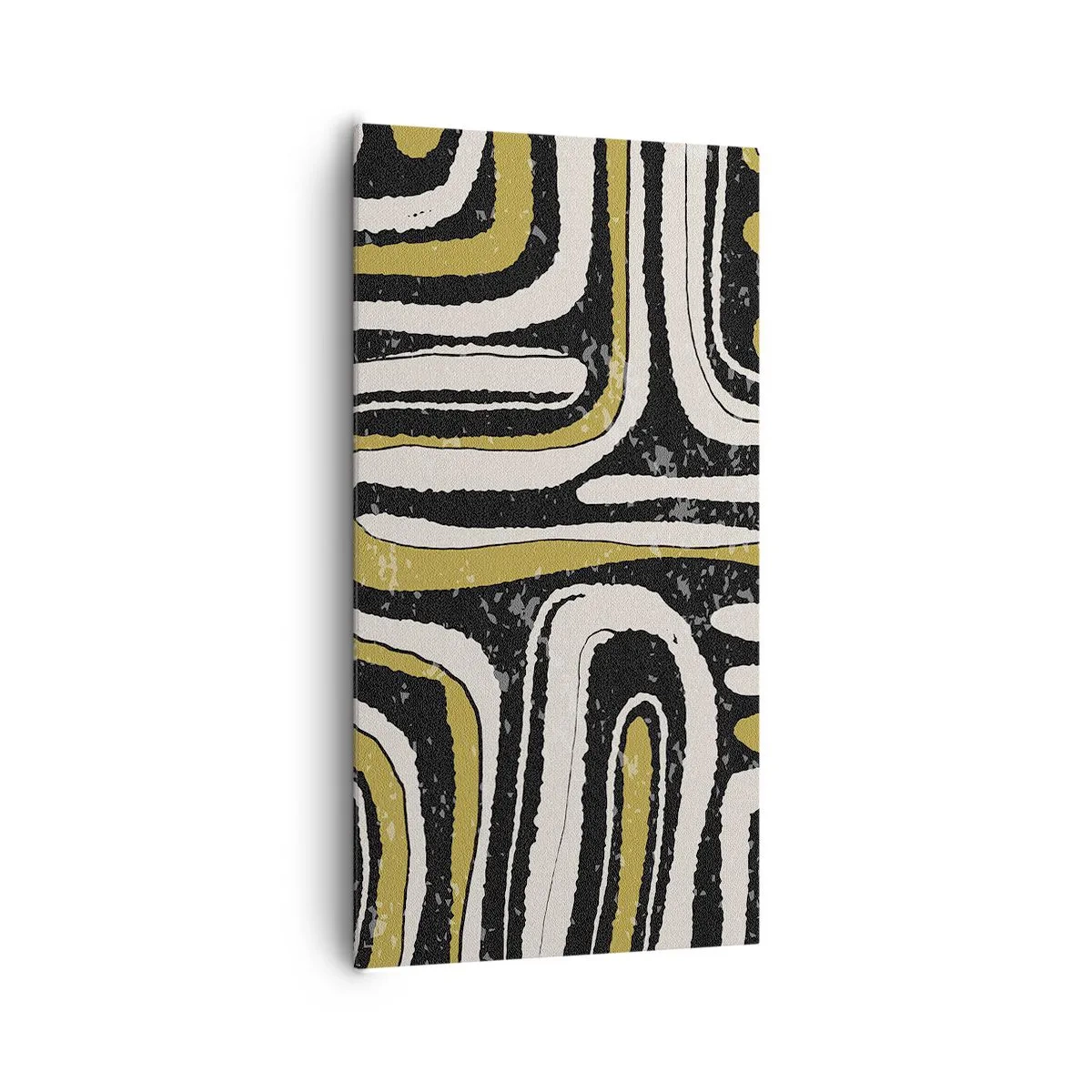 Cuadro sobre lienzo - Impresión de Imagen - Composición: tramos y callejones - 65x120 cm