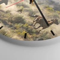 Esfera sin numeración, con rayas