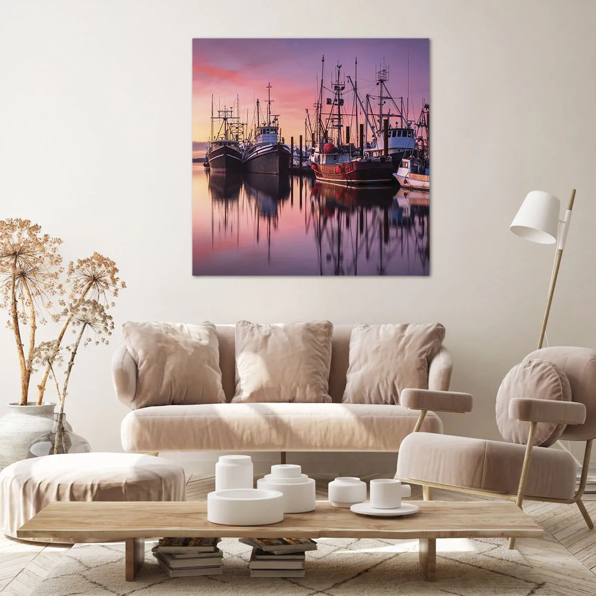 Cuadro sobre lienzo - Impresión de Imagen - Descanso antes de partir - 60x60 cm