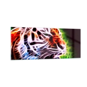 Cuadro sobre vidrio - Impresiones sobre Vidrio - Un aura amenazante - 100x40 cm