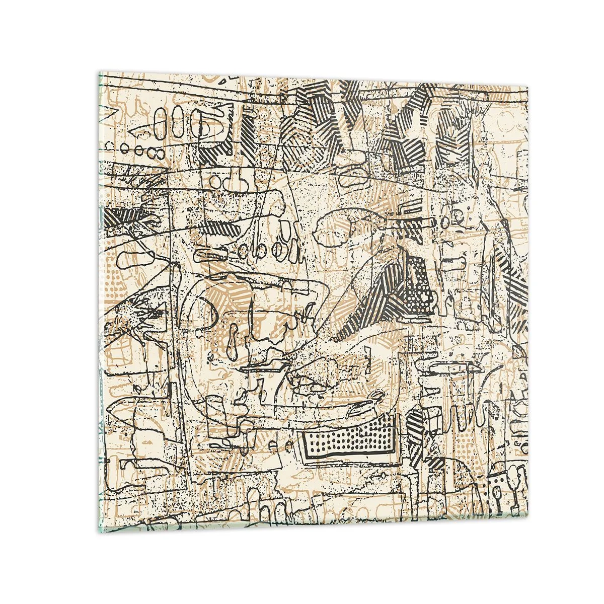 Cuadro sobre vidrio - Impresiones sobre Vidrio - A la espera de ser descifrado - 30x30 cm