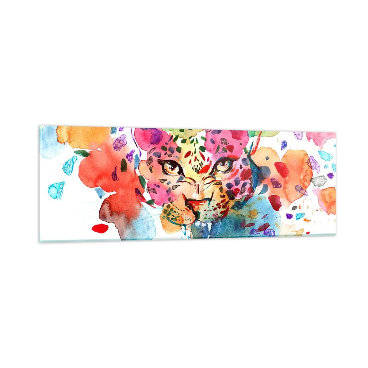 Cuadro sobre vidrio - Impresiones sobre Vidrio - La bella y la bestia - 90x30 cm