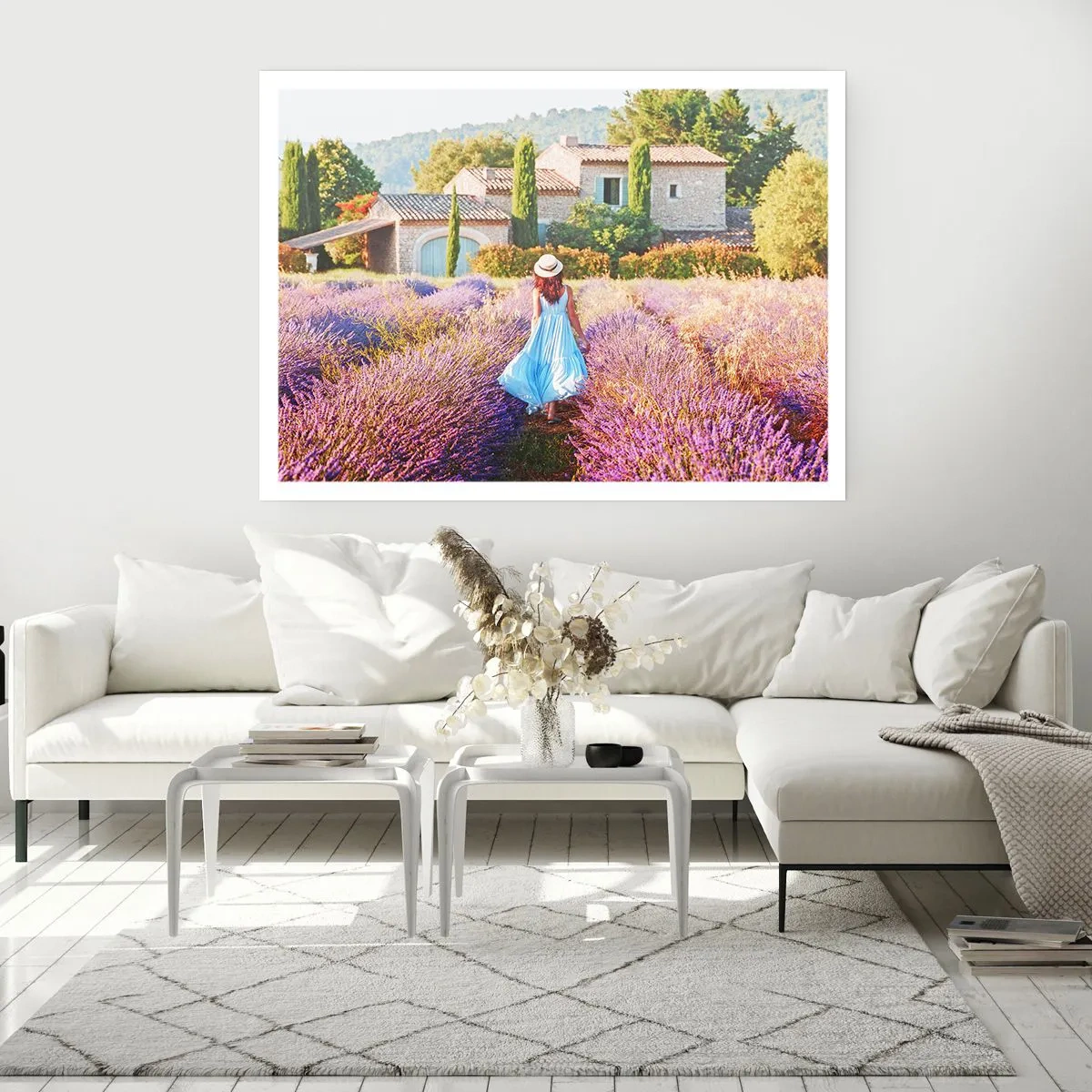 Póster - La chica de la lavanda - 70x50 cm