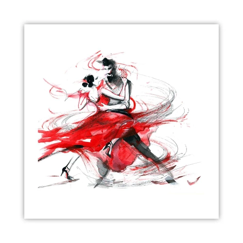 Póster - El tango: el ritmo de la pasión - 50x50 cm