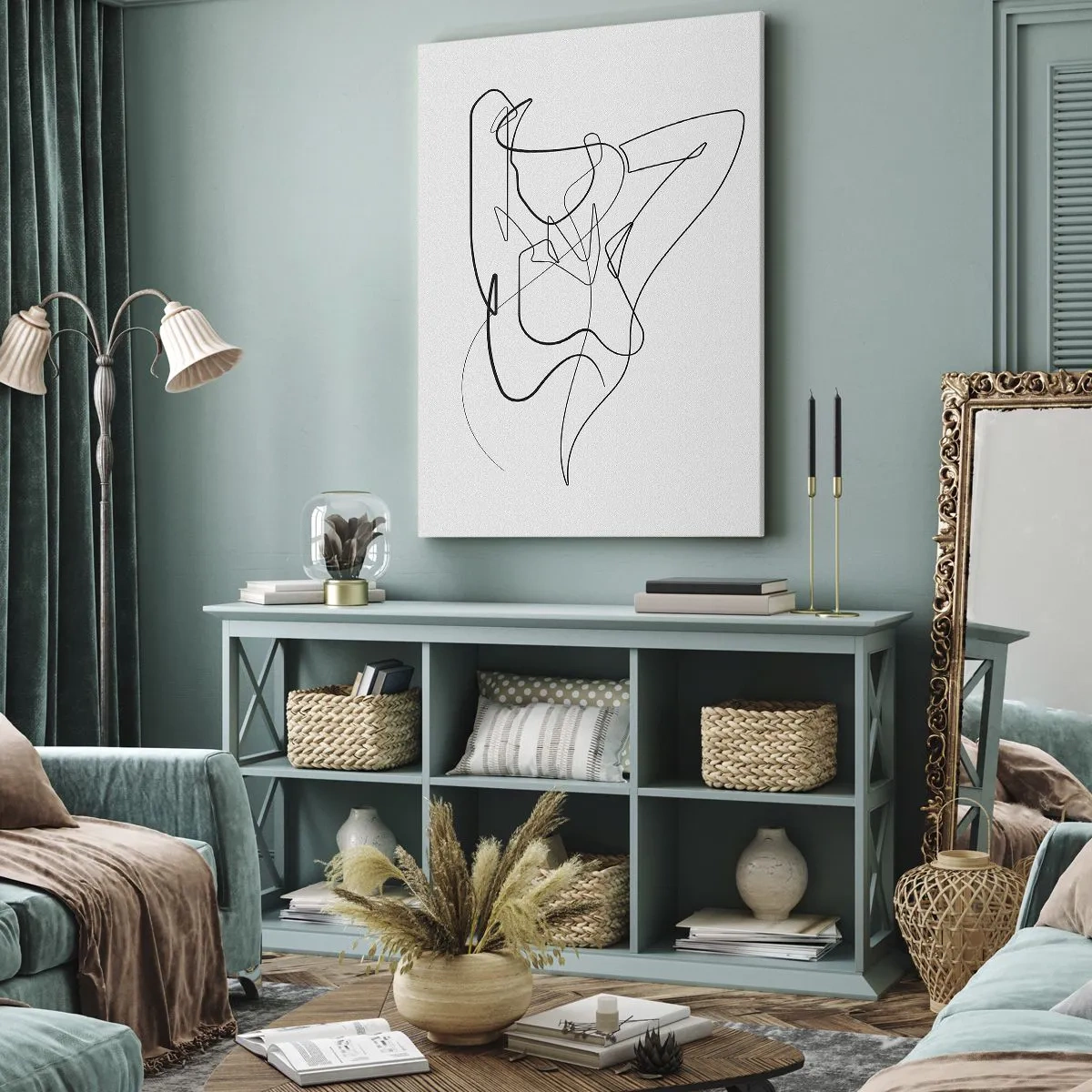 Cuadro sobre lienzo - Impresión de Imagen - Realmente, tal y como eres - 55x100 cm