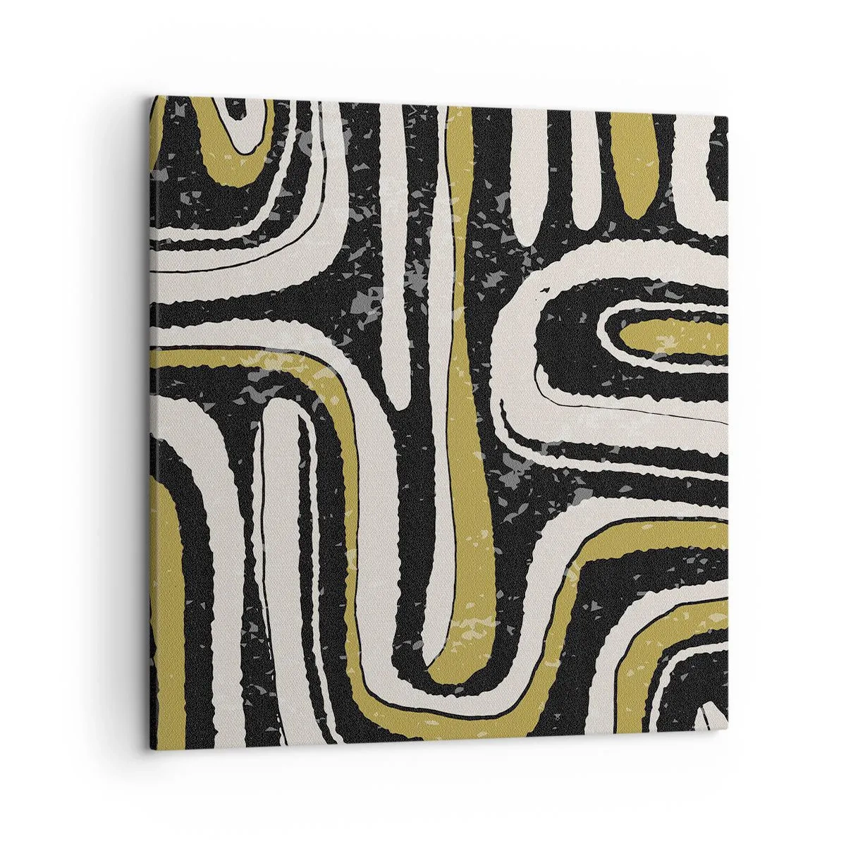 Cuadro sobre lienzo - Impresión de Imagen - Composición: tramos y callejones - 50x50 cm