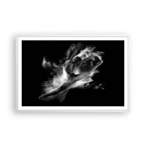 Póster en marco blanco - El arte del vuelo - 91x61 cm