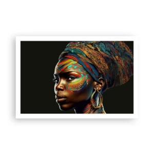 Póster - Reina africana - 91x61 cm
