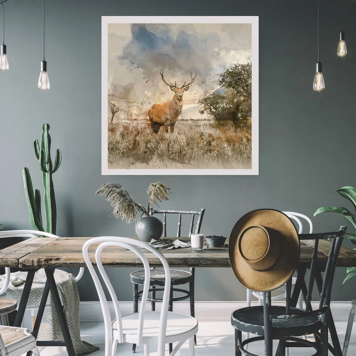 Póster - Dignidad - fuerza - encanto - 30x30 cm