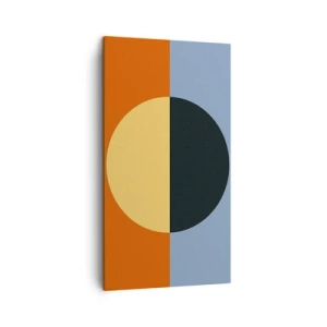 Cuadro sobre lienzo - Impresión de Imagen - Una composición de calidez y frescura - 45x80 cm