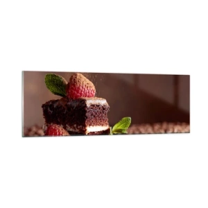 Cuadro sobre vidrio - Impresiones sobre Vidrio - La vida es dulce - 90x30 cm