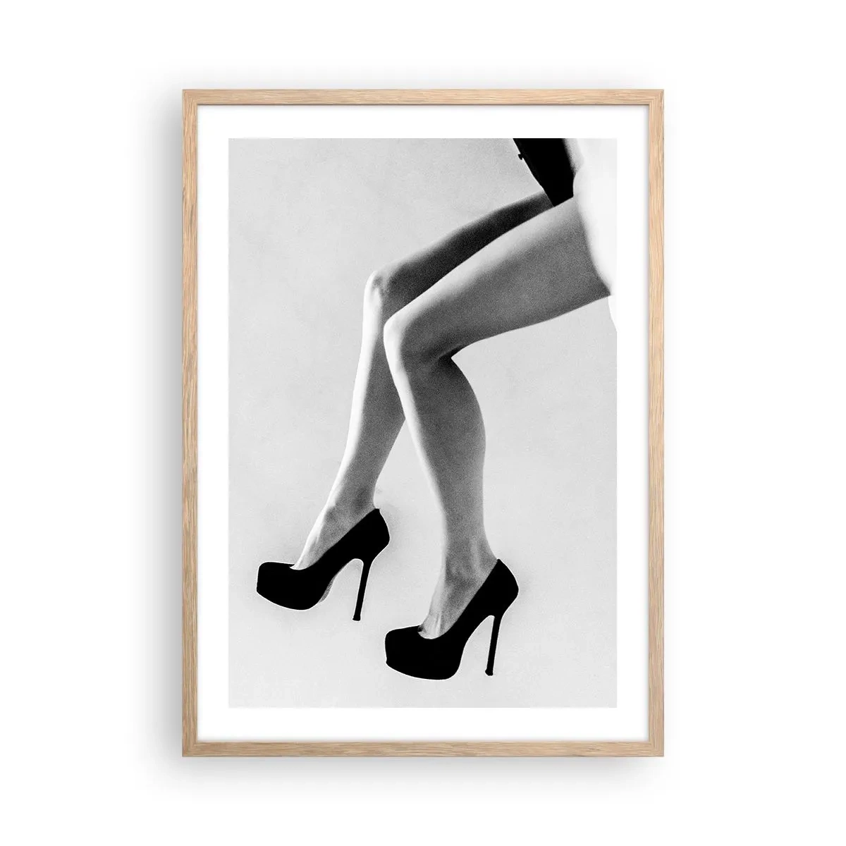 Póster en marco roble claro - Eterna feminidad - 50x70 cm