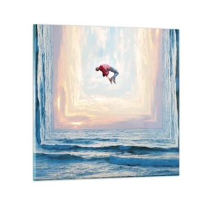 Cuadro sobre vidrio - Impresiones sobre Vidrio - A otra dimensión - 70x70 cm