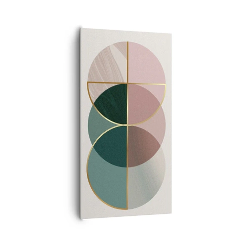 Cuadro sobre lienzo - Impresión de Imagen - Círculo tras círculo... - 65x120 cm