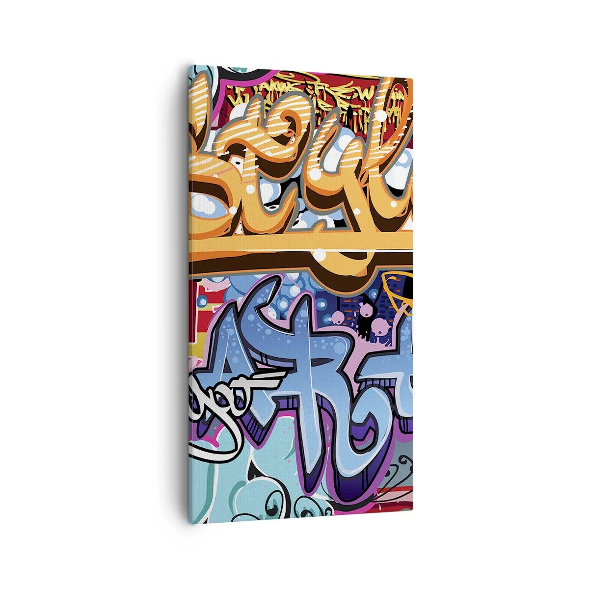Cuadro sobre lienzo - Impresión de Imagen - Grafiti, el arte urbano - 55x100 cm