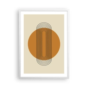 Póster en marco blanco - El plan perfecto - 50x70 cm