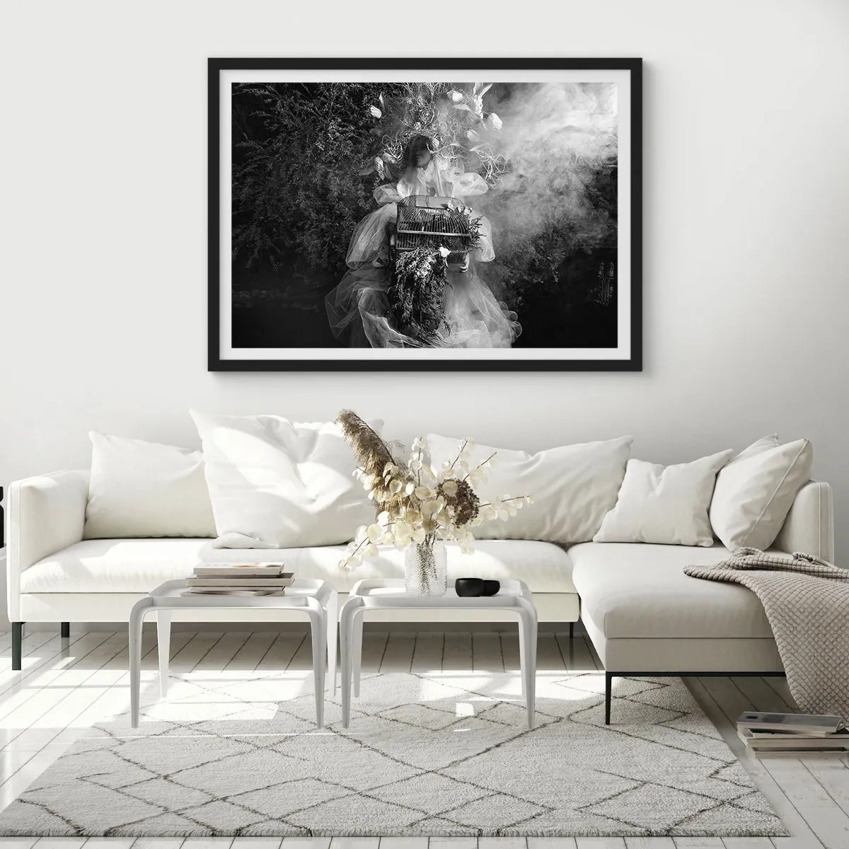 Póster en marco negro - La madre misma - La naturaleza - 91x61 cm